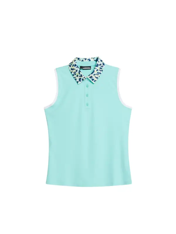 J.Lindeberg Gigi Sleeveless Top O492 Aruba Blue - Imagen 2