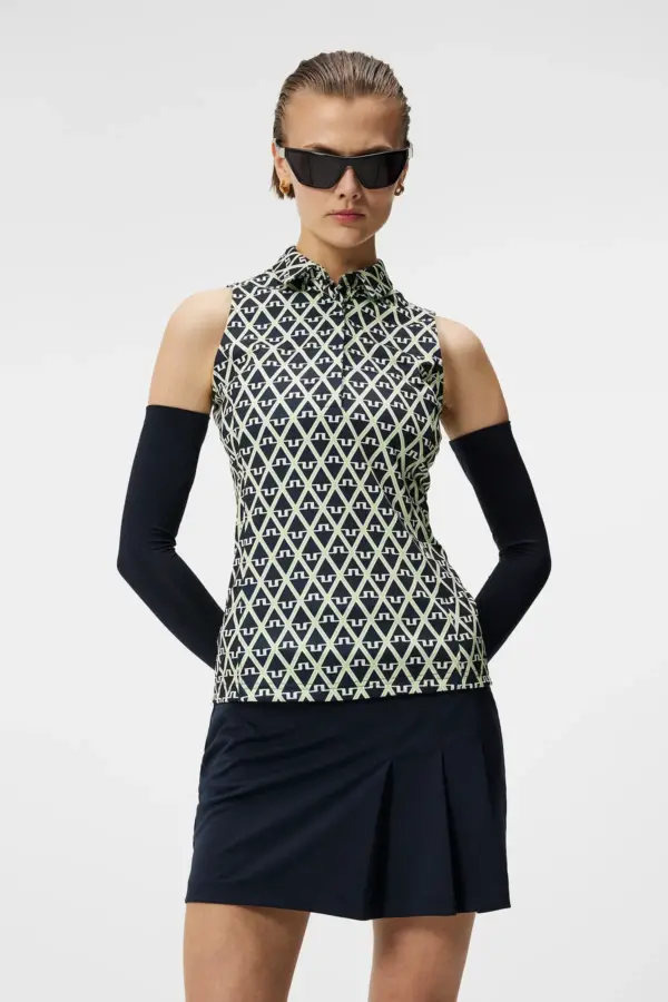 J.Lindeberg Ladies Dena Print Sleeveless Top O500
