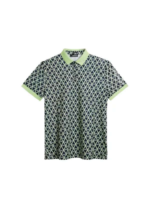 J.Lideberg Men Tour Tech Reg Print Polo O500 Geo