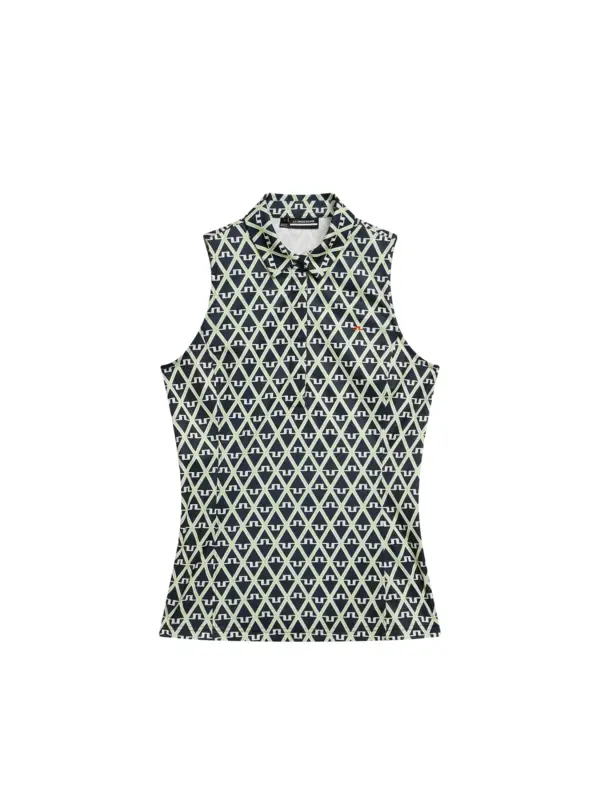 J.Lindeberg Ladies Dena Print Sleeveless Top O500 - Imagen 2