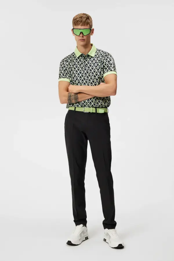 J.Lideberg Men Tour Tech Reg Print Polo O500 Geo - Imagen 4