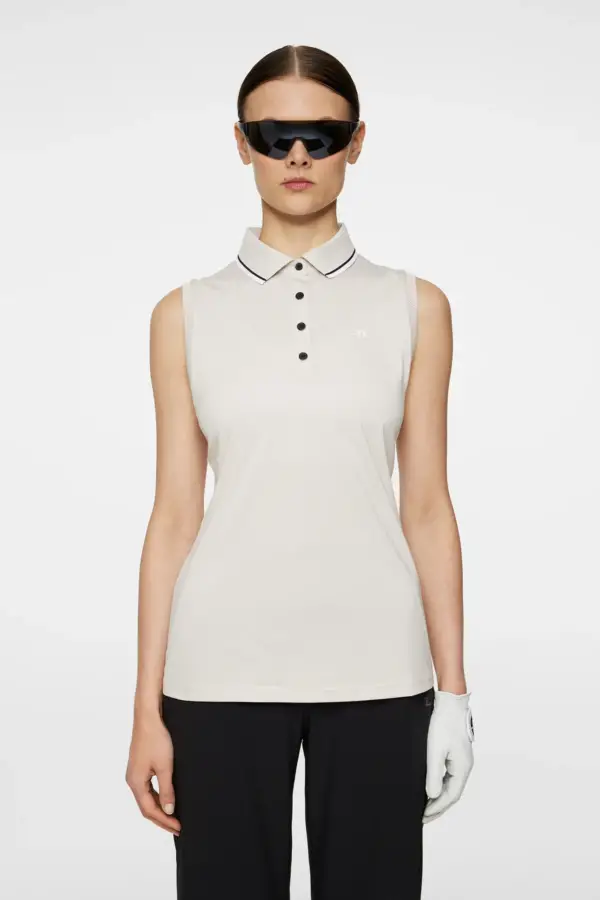J.Lindeberg Swing Sleeveless Top Moonbeam