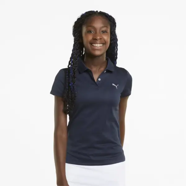 Girls Essential Polo Bright Navy - Imagen 3