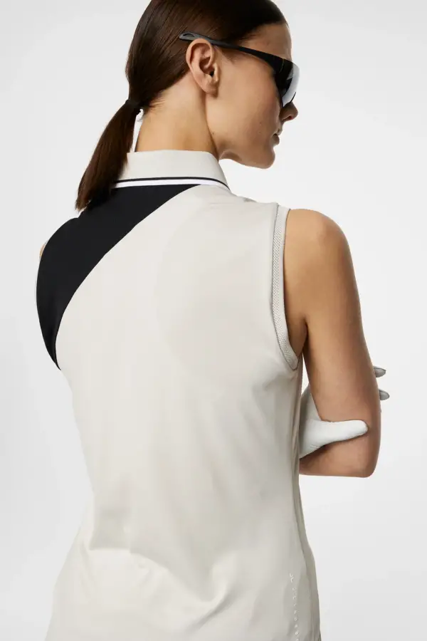 J.Lindeberg Swing Sleeveless Top Moonbeam - Imagen 4