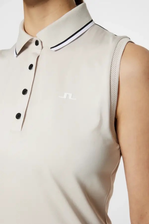 J.Lindeberg Swing Sleeveless Top Moonbeam - Imagen 5